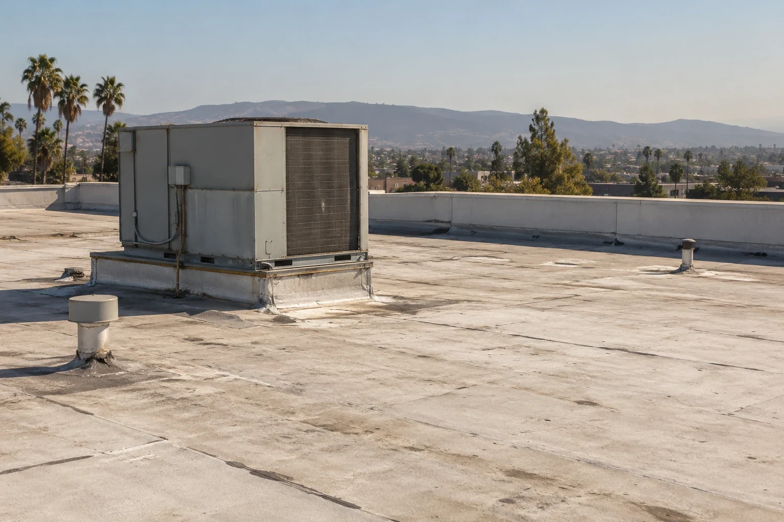 Commercial Roofing for Logistics and 3PL in Jurupa Valley, CA - Respond to active backup without confusing temporary and permanent work