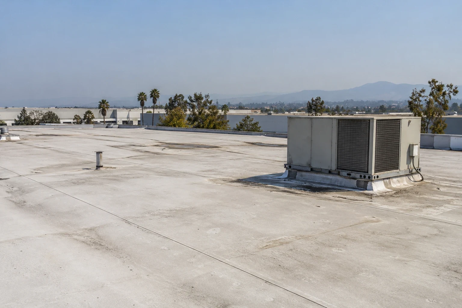 Data Center Roofing in Jurupa Valley, CA - Examine the movement joint through its receiving construction