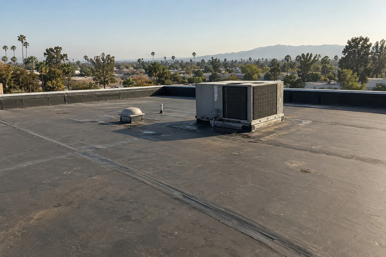 PVC Roofing in Jurupa Valley, CA - Remove the failed layers without expanding the opening unnecessarily